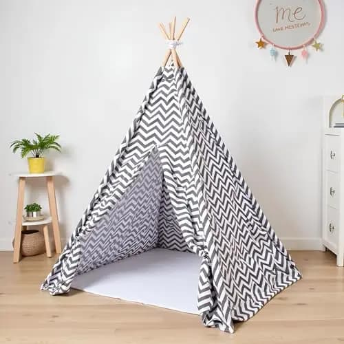 Teepee Tienda de campaña para niños, Plegable, Tienda de Juegos, Tipi,Tienda de campaña Infantil, Interior y Exterior, casa de Juegos para niños