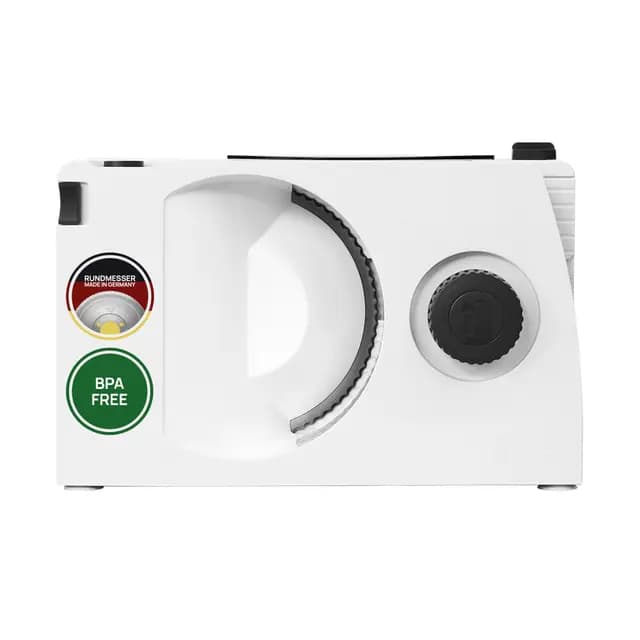 ritter markant 7, cortadora eléctrica plegable de uso general y máquina para cortar pan con cubierta protectora de cuchilla