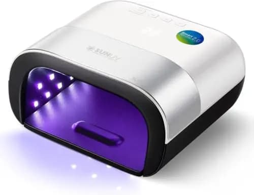 Lámpara Led UV Uñas Profesional, SUNUV Secador LED/UV Gel Esmalte de Uñas Curado Luz Máquina, Con Sensor Automático y Pantalla LCD en el Hogar y el Salón