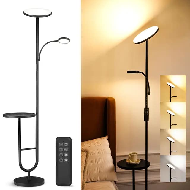 luminexdesigns mf18812t lámpara pie led