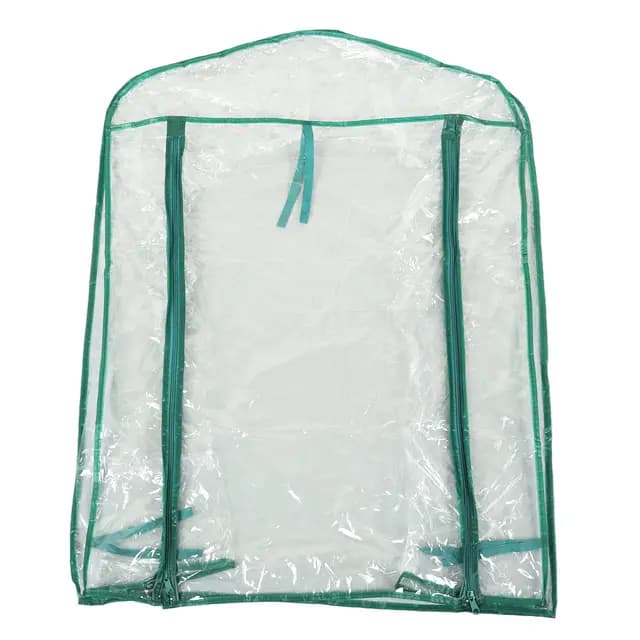 Cubierta de Repuesto para Invernadero de PVC Transparente, Minicubierta para Plantas de 69x49x92cm para Estantes de 2 Niveles