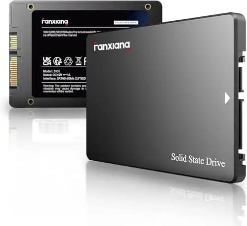 fanxiang S101 SSD 1TB- SATA III 6 GB/s, Disco Duro ssd 1tb, 2,5 Pulgadas-Velocidad de Lectura 550 MB/s, para Ordenadores de Escritorio y portátiles (Negro)
