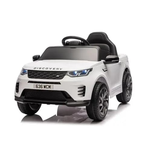 Baroni Toys Land Rover Baby Car Coche Eléctrico Infantil Blanco