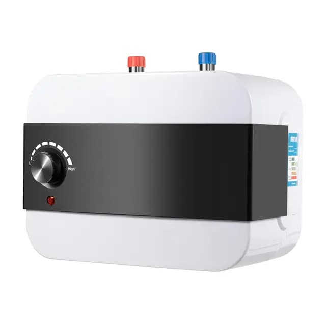 Calentador de agua caliente de 6 l, 1500 W, montaje vertical, dispensador de agua caliente para cocina, cuarto de baño con IPX4, montaje en pared, montaje en pie,