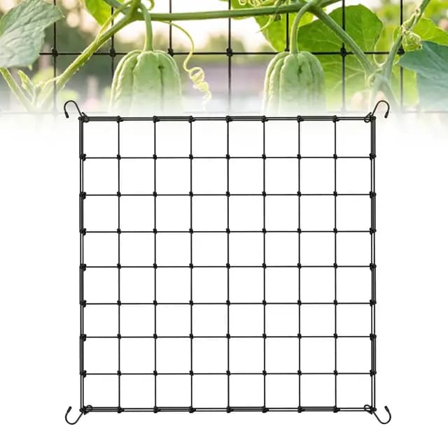 Red para Plantas Trepadoras,Reja Cultivador,Celosia Extensible,para Verduras, Frutas, Soporte para Plantas De Tienda De JardíN Al Aire Libre (Extensible A 120 X 120 Cm)