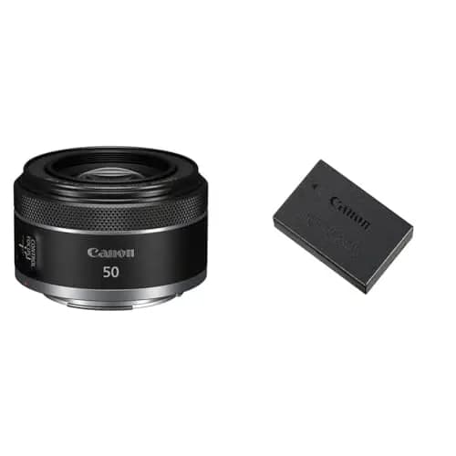 Canon Objetivo RF 50mm F1.8 STM & LP-E17 Bateria para Cámara EOS M3