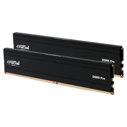 Crucial Pro RAM DDR5 96GB (2x48GB) 5600MHz, Intel XMP 3.0 / AMD Expo, PC Memoria - CP2K48G56C46U5