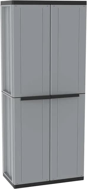 Terry, Jline 368 , Armario 2 Puertas con 1 Estantería Interna y 4 Estantes. 68x37,5x163,5 cm