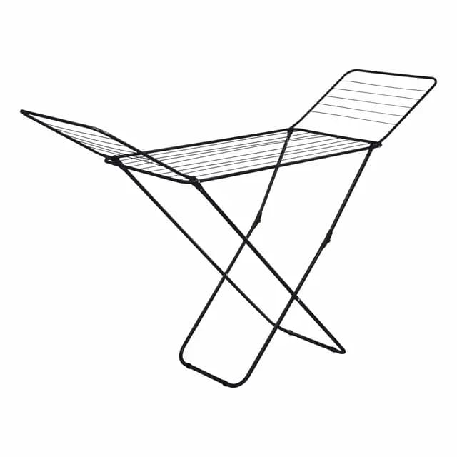 JATA HOGAR HTEN2370 - Tendedero Plegable con Alas 20 m, Acero Pintado, Tendedero Interior y Exterior, Compacto y Resistente, Alas para Sábanas y Toallas