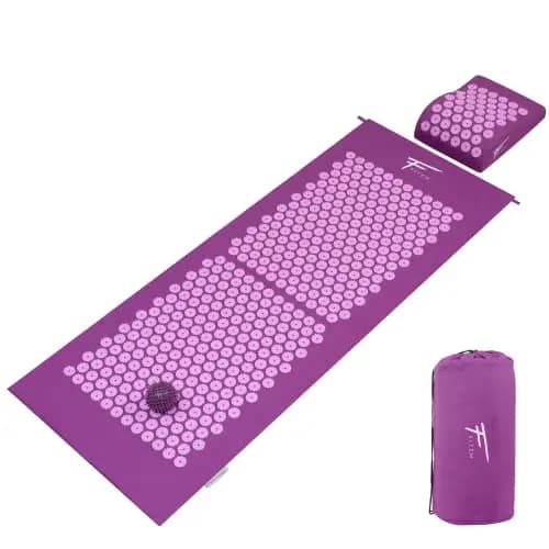 Kit de acupresión Fitem XL - Bolsa - Bola de masaje - Alivia dolores de Espalda y Cuello - Ciática - Masaje de espalda - Relajación muscular