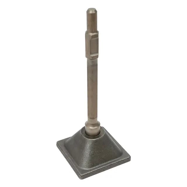 Machacador de martillo de hormigón herramienta para compactar hormigón, placa de apisonamiento antichoque de 1-1/8 pulgadas, vástago hexagonal para trabajos de alcantarillado