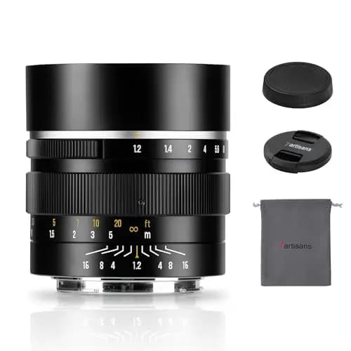 Lente Fijo 7artisans de 50 mm F1.2 APS-C 32° con Enfoque Manual y Gran Apertura, Compatible con Nikon Z, Zfc y Z50, Z30