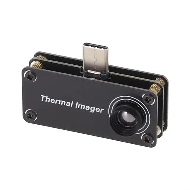 Cámara térmica, 512 x 384 de alta resolución, cámara termográfica con grabación de video, 25 Hz, -20 ℃ a 550 ℃, para electricidad, inspección de plagas, inspección de fugas