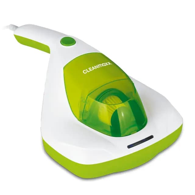 CLEANmaxx Aspirador antiácaros | Luz UV-C, Filtro EPA-11 | para alérgicos | Destruye el 99,9% de los ácaros, bacterias y chinches de la Cama