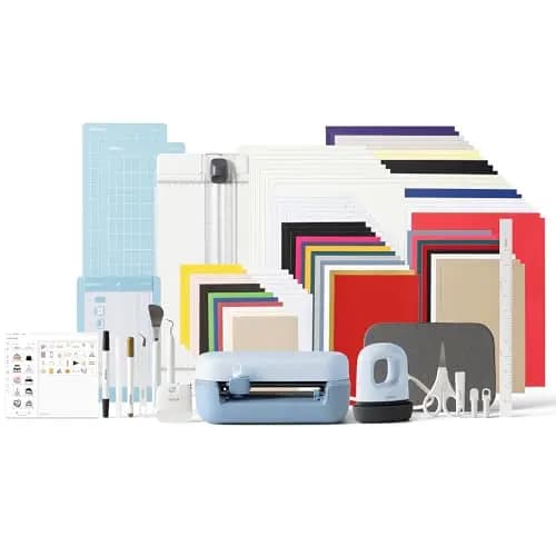 Cricut Joy™ 2 Ultimate Bundle + Contenido digital, Máquina de corte inteligente compacta con prensa térmica para manualidades DIY, tarjetas personalizadas, pegatinas y etiquetas