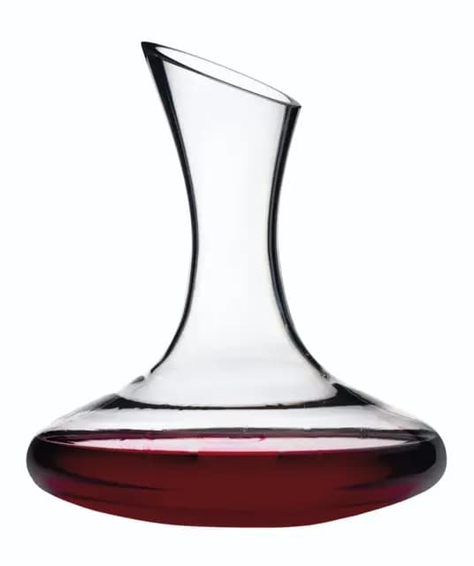 BarCraft Juego Decantador de Vino Luxury en Caja de Regalo, Hecha de Cristal, Transparente, 1.5 litros