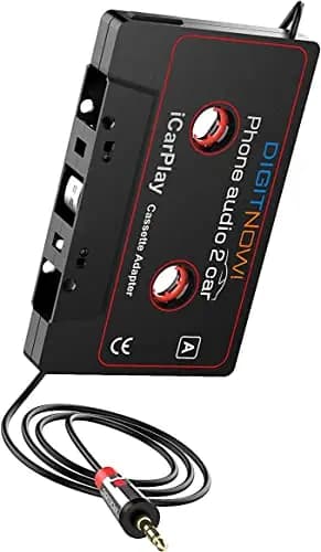 DIGITNOW! Adaptador de Cassette para Coche aux en iPods, teléfonos inteligentes, reproductores de MP3 o walkman