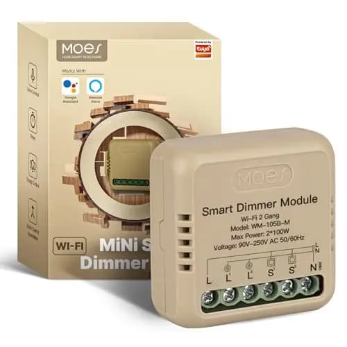moes wifi módulo dimmer led inteligente
