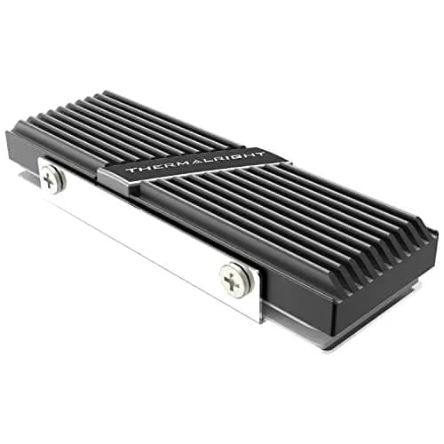 Thermalright TR-M.2 2280 TIPO A B Aluminio 2 conductividades térmicas, radiador Negro para SSD M.2 2280