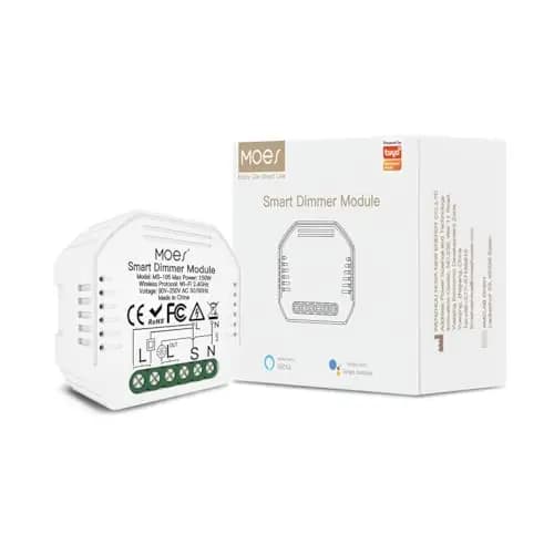 moes mini wifi módulo dimmer led