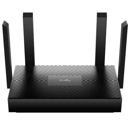 Cudy AX1500 Router Wi-Fi 6 Dual Band – Router Internet 802.11ax, Punto de Acceso, con 4 Antenas de 5 dBi, MU-MIMO, Beamforming, OFDMA y Seguridad WPA3 – Modelo WR1500