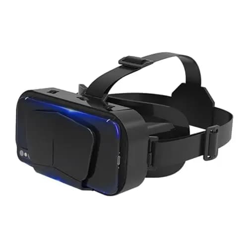 An-Ti Gafas VR 3D con auriculares 360°, pantalla grande, luz azul, distancia pupilaria ajustable