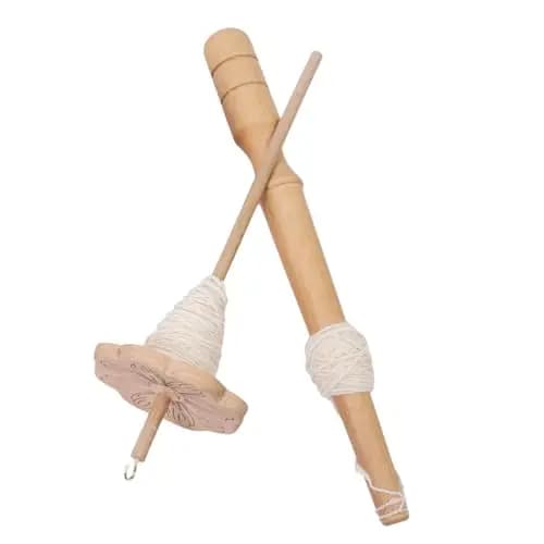 Genérico Huso De Hilar De Madera | Rueda De Huso Para Hilar Lana Para Principiantes | Suministros De Manualidades Para Tejer, Hilar Y Coser Proyectos Textiles