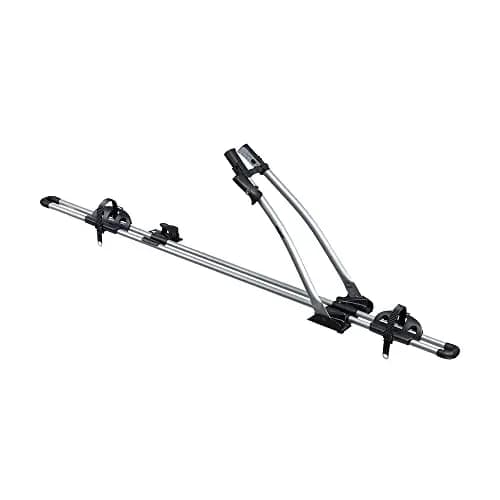 Thule FreeRide, Portabicicletas vertical, funcional y fácil de usar, que satisface las necesidades básicas, plata (TH532002)