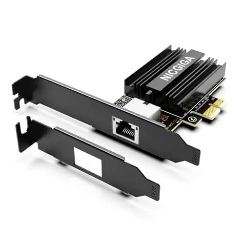 Nueva tarjeta de red 10G Base-T PCI-e4.0 X1 2025, controlador Marvell AQC113, adaptador Ethernet 10Gb NICGIGA compatible con WOL, tarjeta NIC de puerto RJ45 10Gbe, Windows10/11/Windows Server/Linux