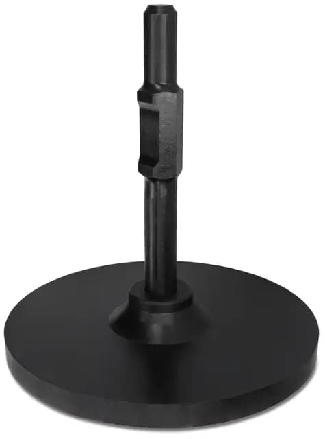 WERHE Compactador de tierra de acero Ø250mm HEX30 - placa base redonda para compactación para preparación de superficies - pisón de hormigón para jardinería - herramientas para demolición martillo
