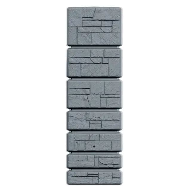 Barril de captación de Agua Tower Stone 350l., Dimensiones (mm) 575x384x1800