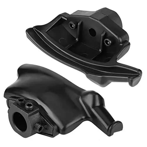 Desmontadora De NeumáTicos,Desmonte Cabeza de Pato Negro Cambiador de Neumáticos Máquina de desmontaje Montaje de nylon plástico Cabeza de pato con 4 tornillos hexagonales Negro 30mm