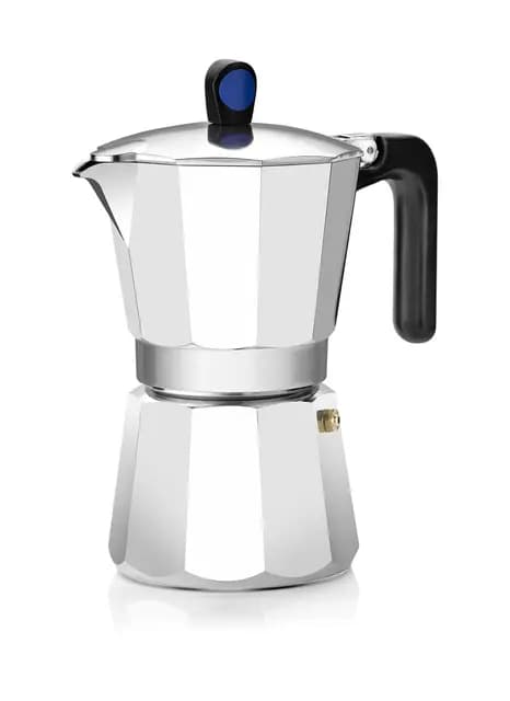 Monix Induction Express | Cafetera italiana inducción, aluminio, capacidad 6 tazas, color plata