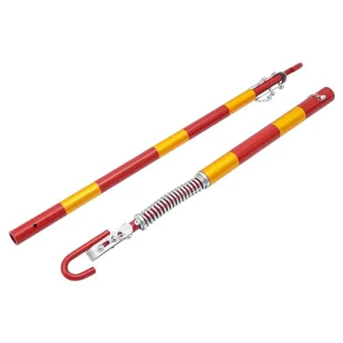 Barra de remolque de coche de acero 5T, barra de remolque con amortiguación de muelle, longitud de remolque 175 cm, sistema de remolque de remolque, fuerza de tracción 5000 kg