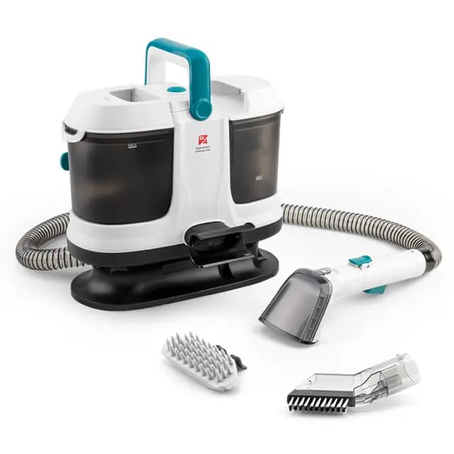 Di4 Aspiroclean Essenza 600, Aspirador de Tapicerías, Potencia 600W, para Líquidos y Sólidos, 15 kPa, Doble Depósito, Accesorios Incluidos, Ideal para Sofás, Alfombras, Tapicerías y Coche