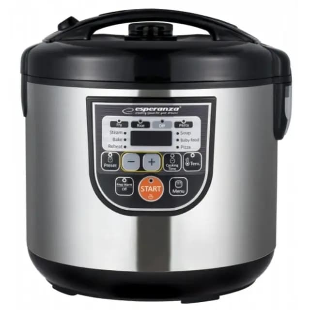 Esperanza EKG011 Multi Cooker 5 L 860 W Black Stainless Steel
