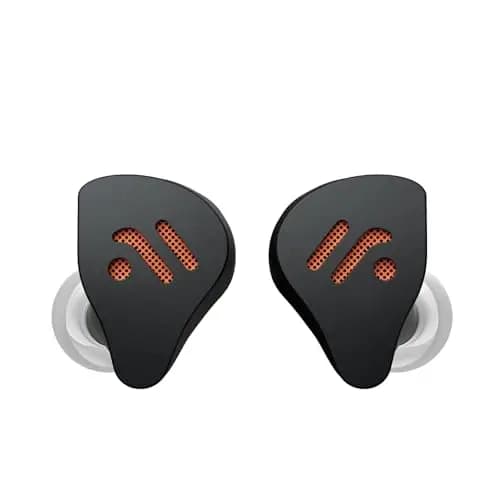 Fosi Audio IM4 Auriculares Intrauditivos HiFi de Diseño Abierto, Altavoz de Berilio de 10mm, Imán Doble N52 y Doble Cámara, Cable Desmontable de 2 Pines, Ajuste Personalizado (Negro)