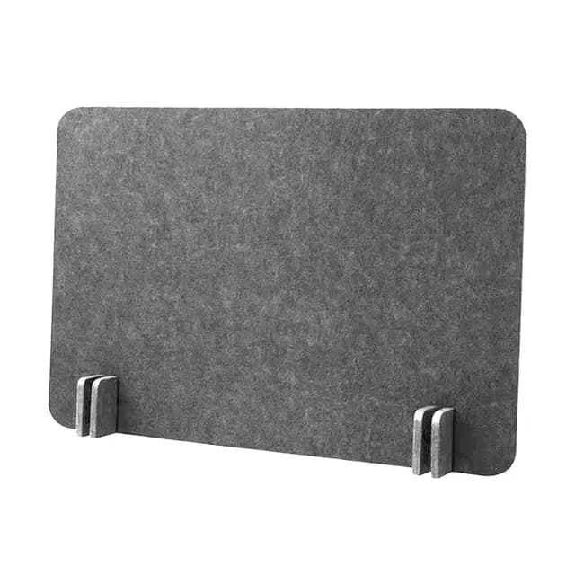Divisor de Escritorio acústico con Patas de, Separador de Mesa Independiente, Panel de privacidad para aulas, escuelas y Estudios, Gris Oscuro 40x50 Cm