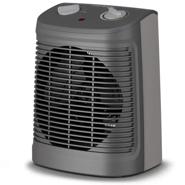 Rowenta Comfort Compact - Calefactor bajo consumo 2000 W, 2 velocidades, termostato mecánico función anti-heladas, Silence 44 dBA, modo Eco, ventilador aire frío, fácil transporte, SO2320