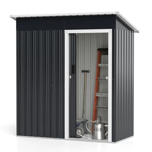 costway caseta jardín metal 1 m²