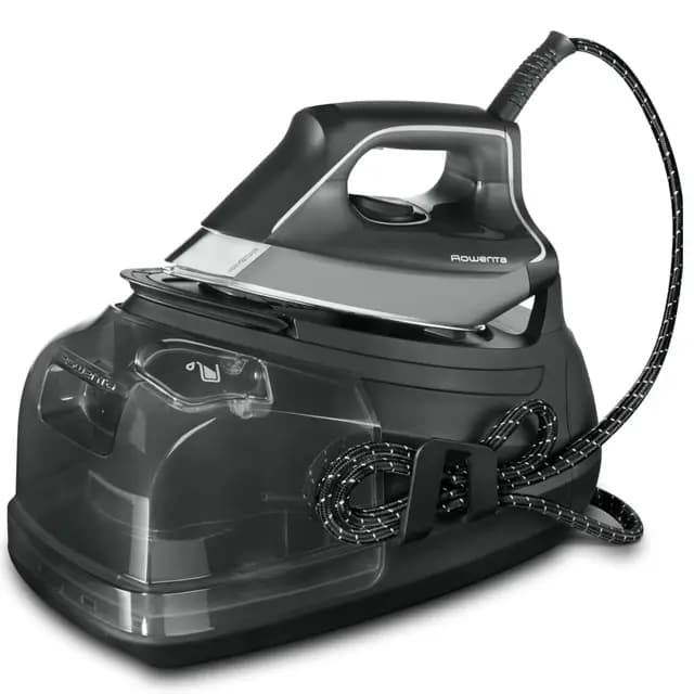 Rowenta Perfect Steam Pro - Centro de planchado a vapor con 6.9 bares de presión, 2400 W, Golpe de vapor de 430 g/min, Depósito de 1.1L, Color gris, DG8622