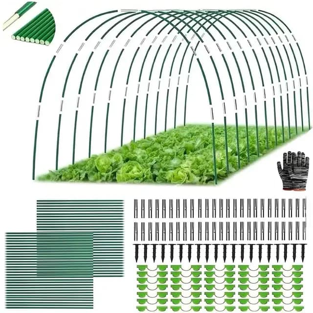 Arcos para Invernadero, 70 Piezas Aros De Invernadero para Tunel, Aros Invernadero Grandes, Neumáticos de Invernadero, Garden Tunnel, Túnel para Plantas, Aros De Invernadero para Cultivar Túneles