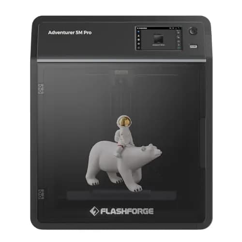 Impresoras 3D Flashforge Adventurer 5M Pro con Impresión de Alta Velocidad Máxima 600 mm/s, Calentamiento rápido con Boquilla de 280℃, Filtración de Aire Dual de Circulación Interna y Externa