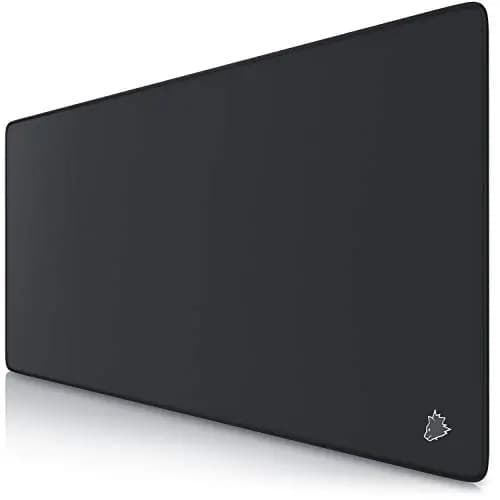CSL-Computer - Alfombrilla de ratón Speed Gaming Titanwolf Negro 900 x 400 mm - Base de Mesa Grande - Mejora la precisión y la Velocidad, 23032532, Talla XXL Tipo 1