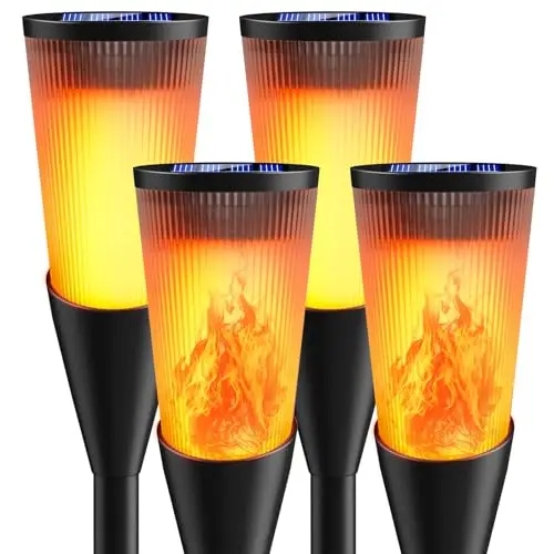 fiflying antorcha solar exterior 4packs
