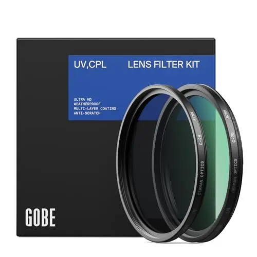 gobe kit filtros uv + cpl 46mm pro