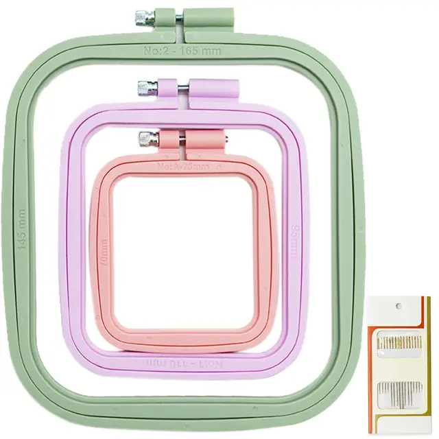 lamxd 3 aros bordado abs rectangular