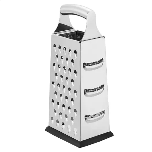 amazon basics rallador 4 caras acero