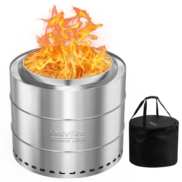 onlyfire brasero sin humos acero