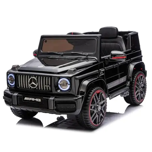 LALAHO Mercedes AMG G63 Coche Eléctrico Infantil 12V Negro